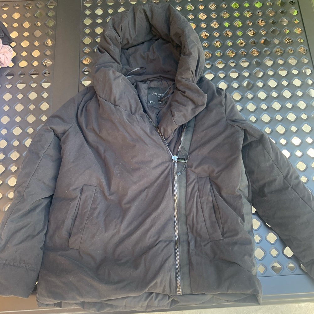 Zara basics | black coat